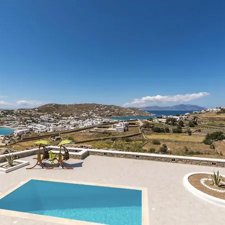Vila Villa Pudra Mykonos- Stunning Views-Private Pool *