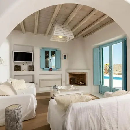 Vila Villa Pudra Mykonos- Stunning Views-Private Pool