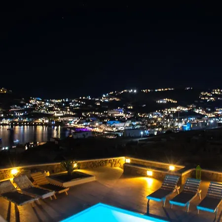 Vila Villa Pudra Mykonos- Stunning Views-Private Pool *