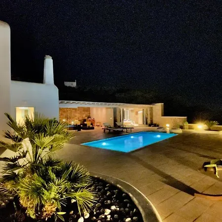 Villa Pudra Mykonos- Stunning Views-Private Pool 오르노스